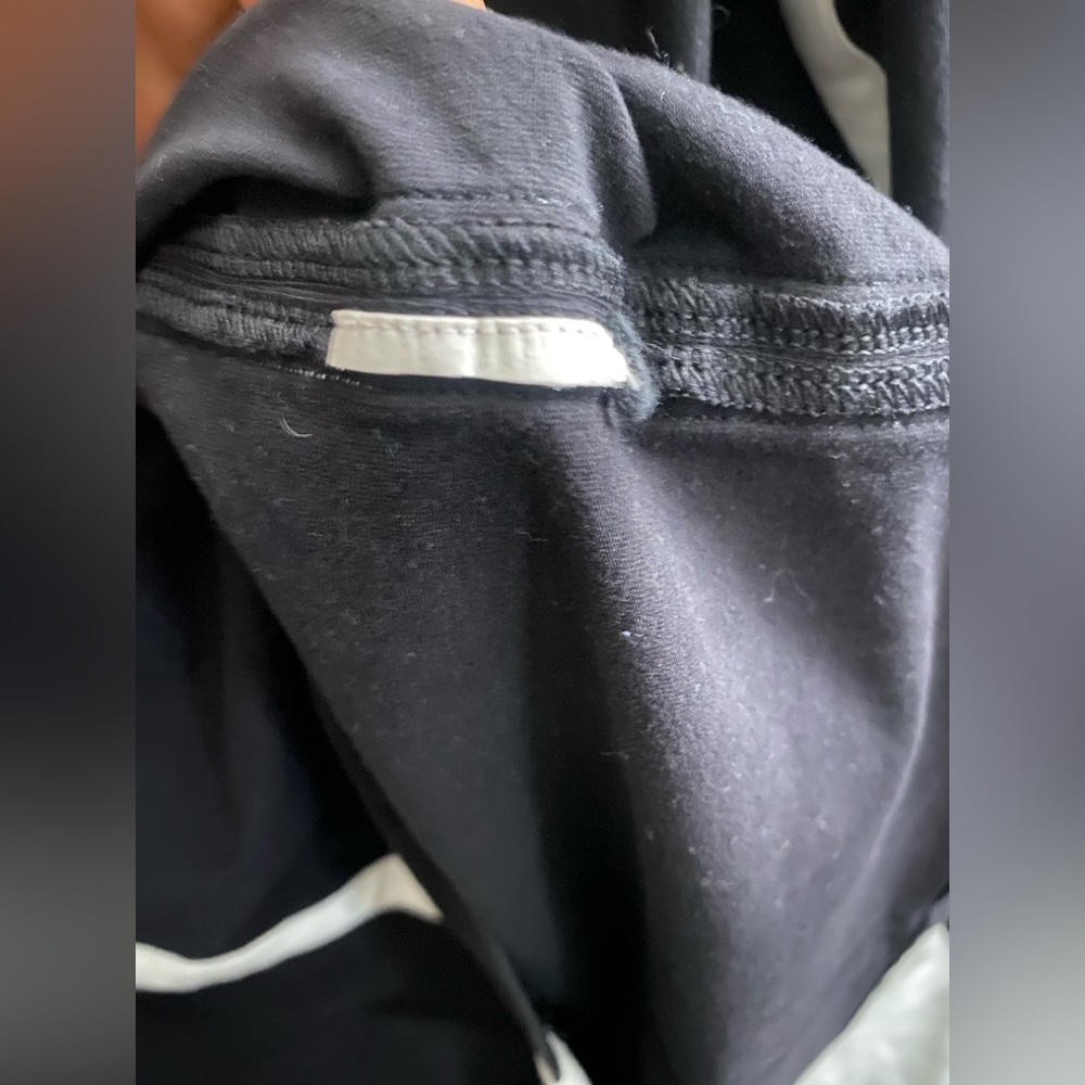Armani Exchange Black Hoodie with White Accents - Picture 5 of 7